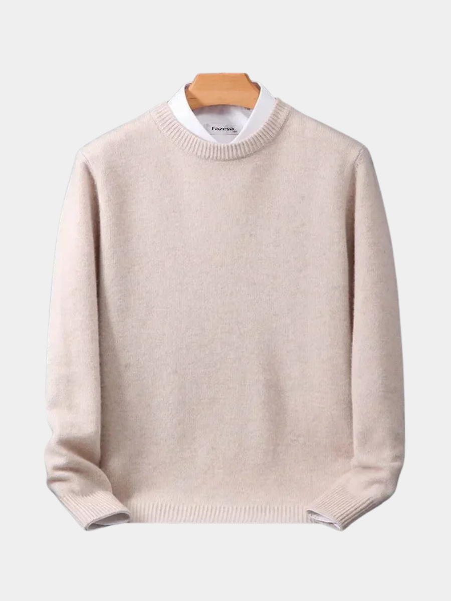 Pull en pur cachemire pour homme — Maison Valérie