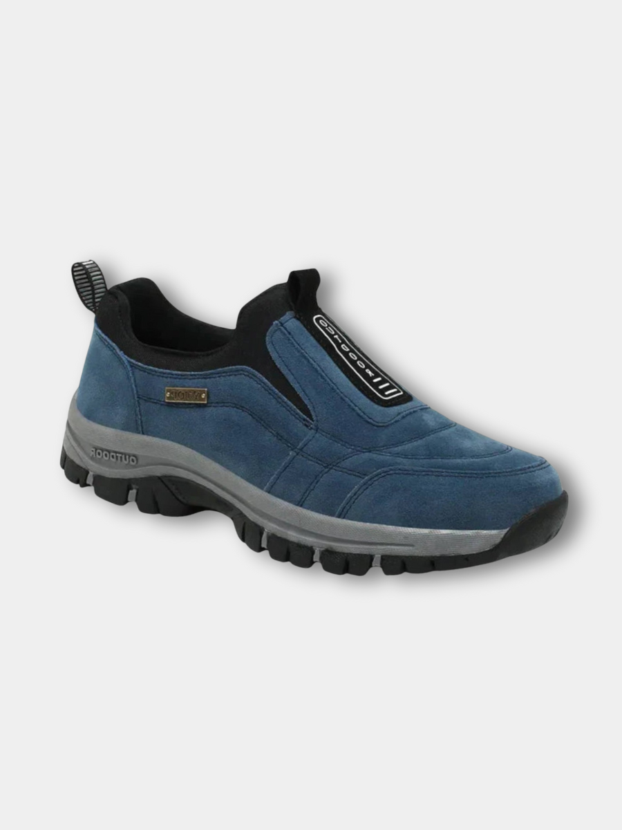 Chaussures de marche confort à coupe large pour homme — Maison Valérie