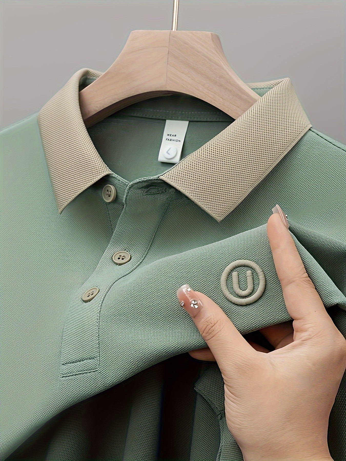 MAISON VALÉRIE | Polo brodé moderne pour homme