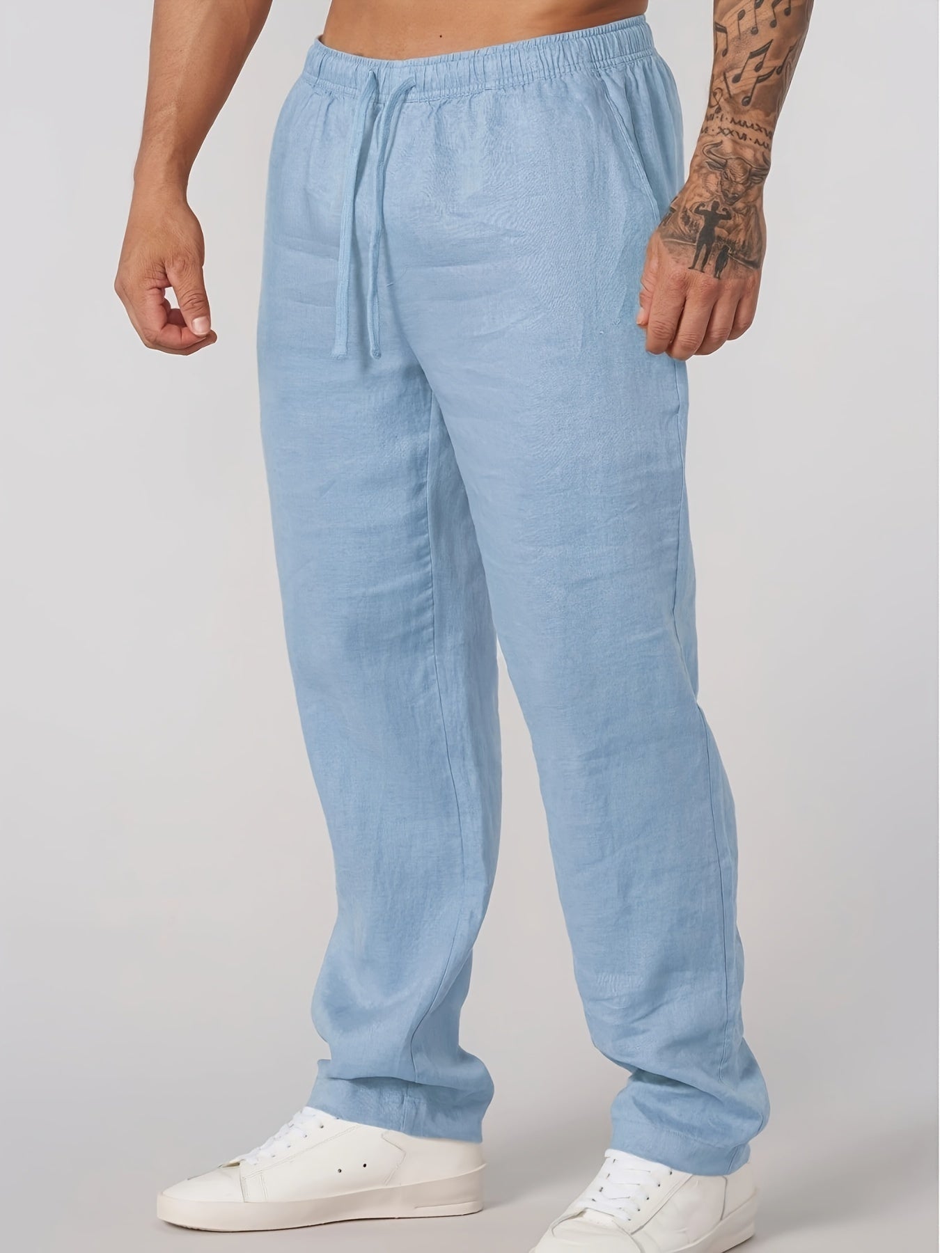 MAISON VALÉRIE | Pantalon à cordon de serrage pour hommes