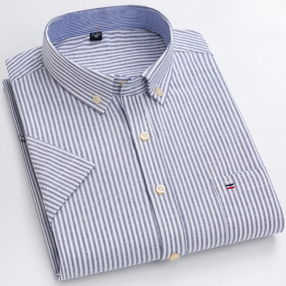 MAISON VALÉRIE | Chemise à boutons à motifs pour hommes