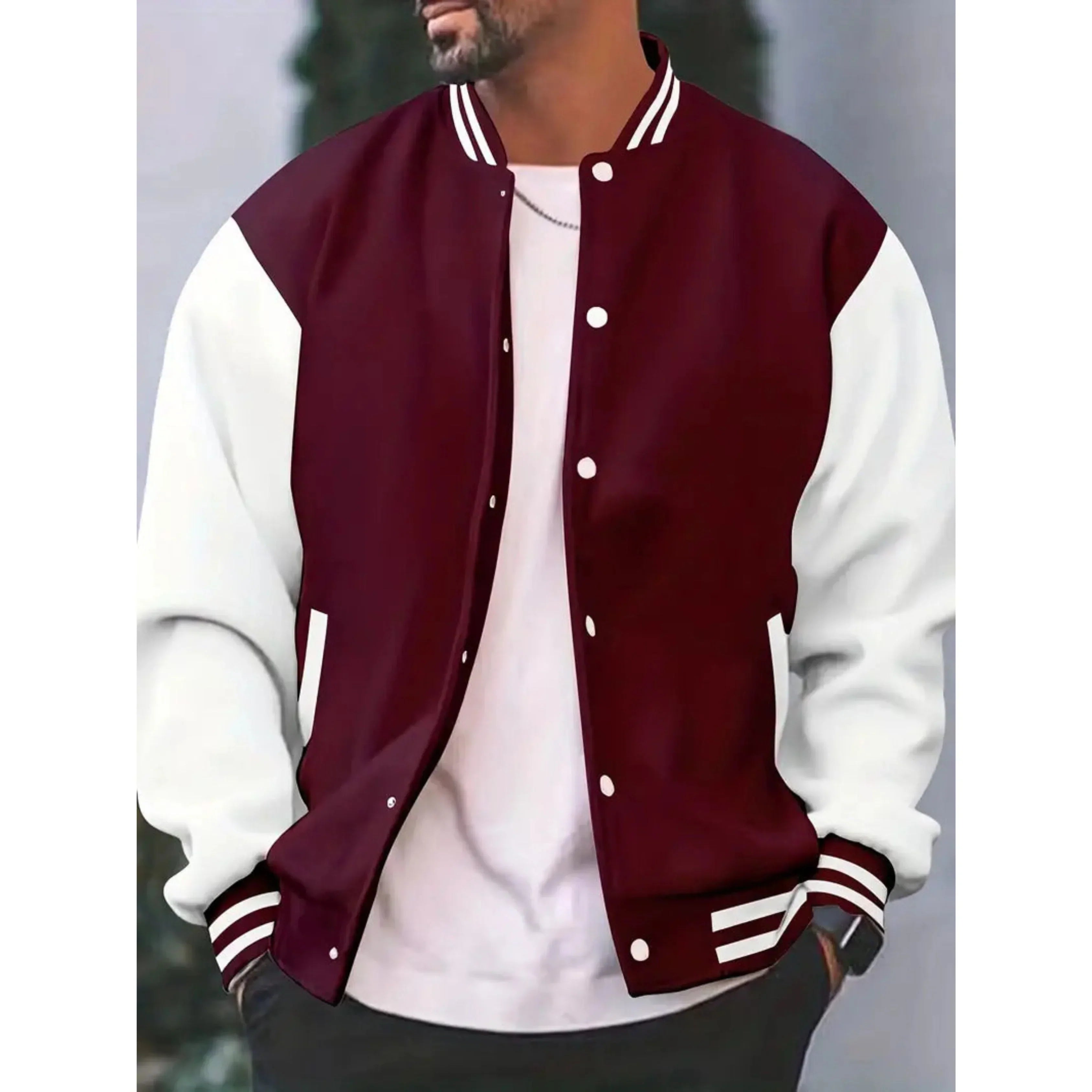 MAISON VALÉRIE | Veste bomber varsity pour hommes