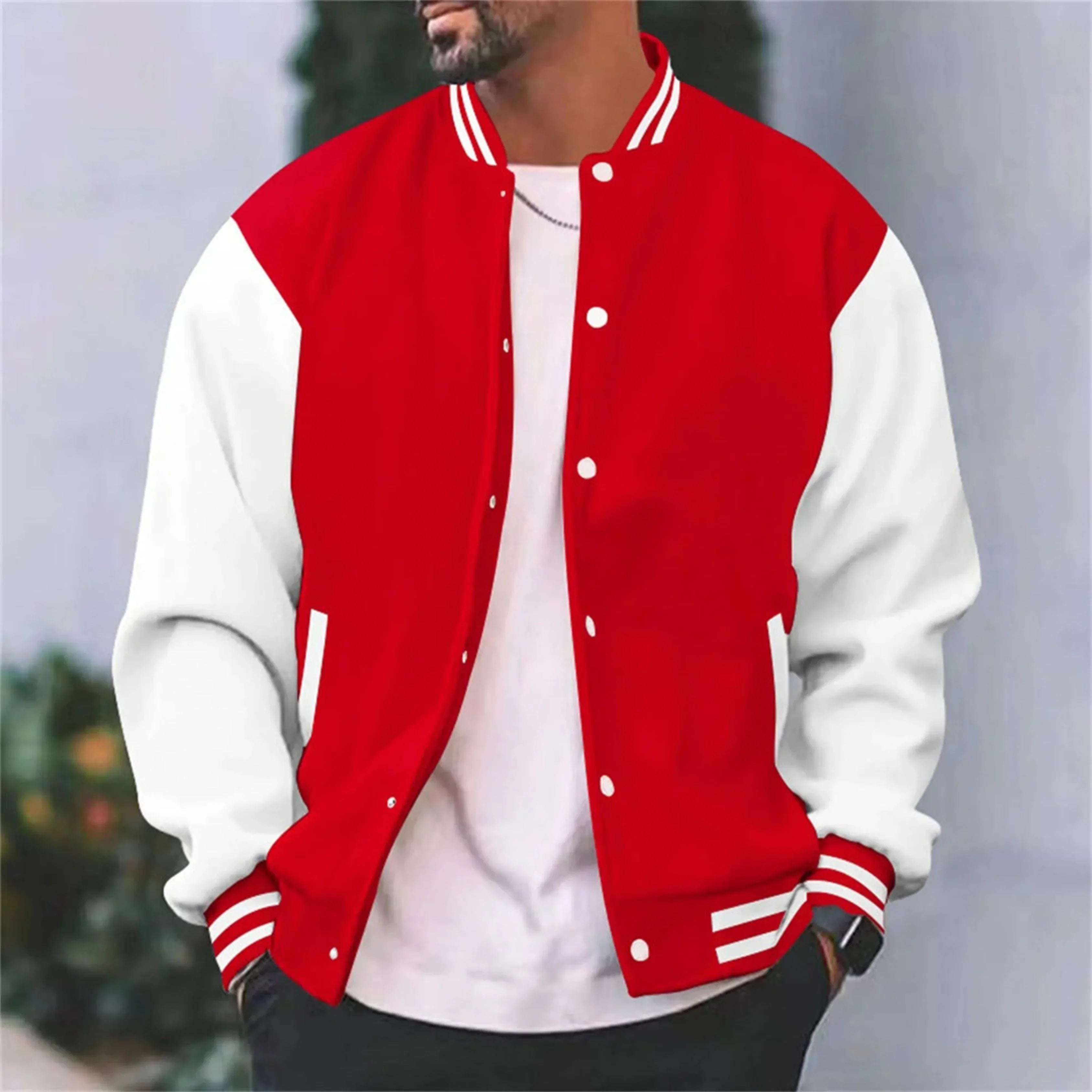 MAISON VALÉRIE | Veste bomber varsity pour hommes