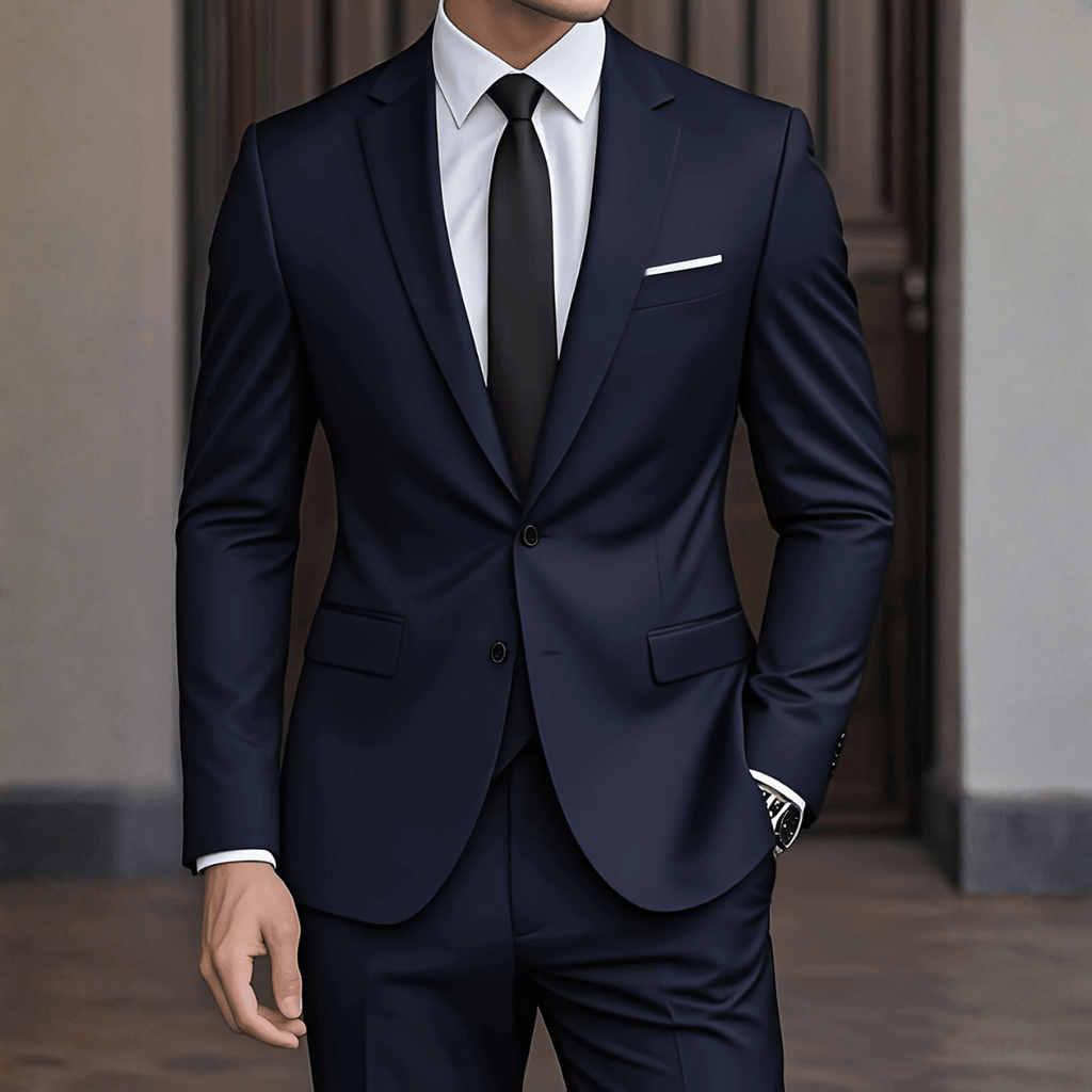 MAISON VALÉRIE | Costume en laine mélangée pour homme