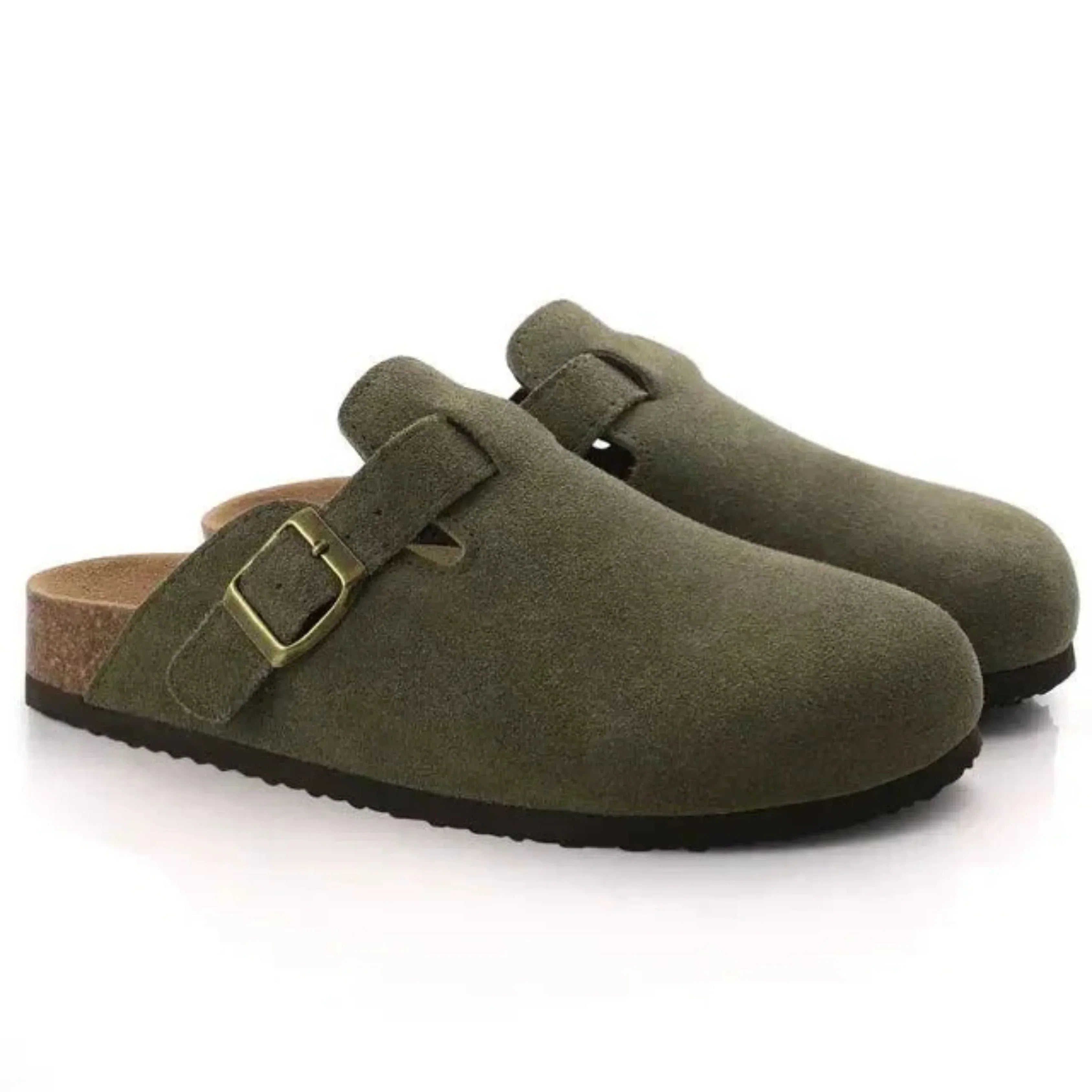 MAISON VALÉRIE | Sabots mule minimalistes à boucle pour hommes