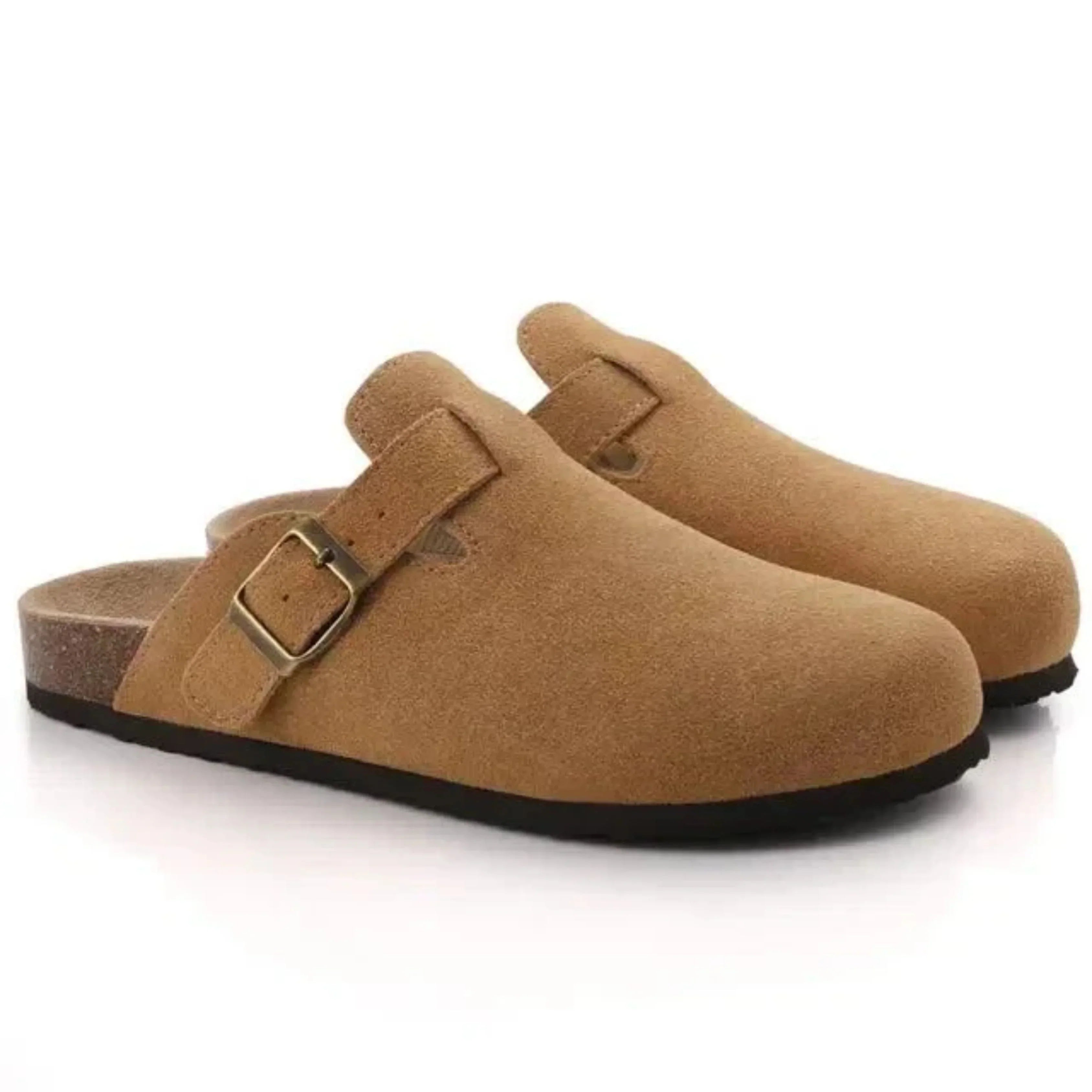 MAISON VALÉRIE | Sabots mule minimalistes à boucle pour hommes