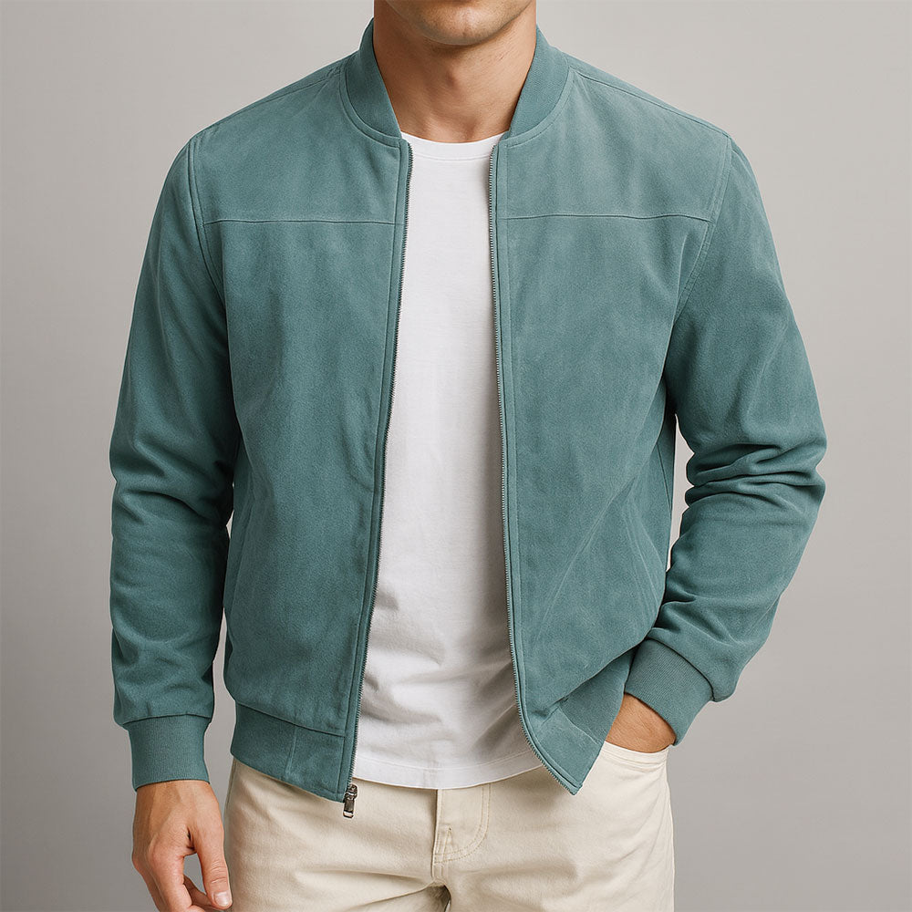 MAISON VALÉRIE | Veste en suédine pour homme