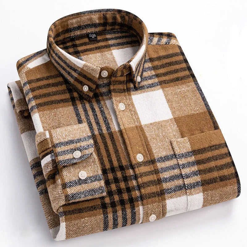 MAISON VALÉRIE | Chemise en flanelle pour hommes