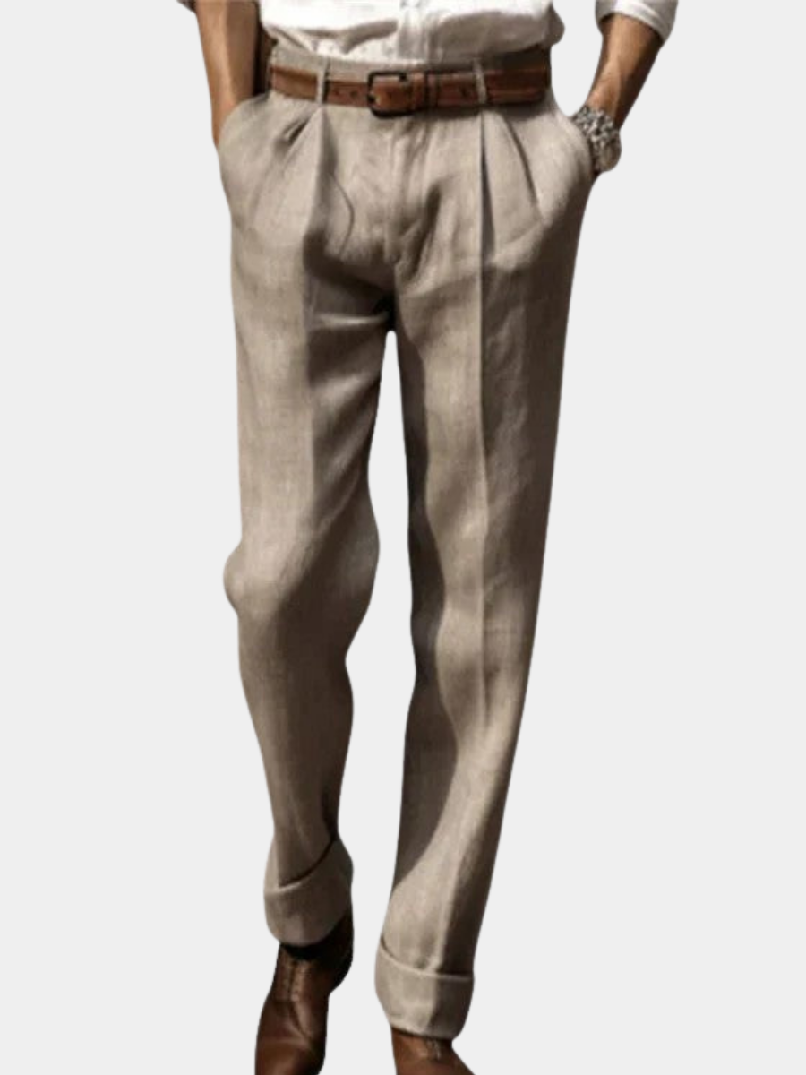 Léonard™ pantalon en lin classique
