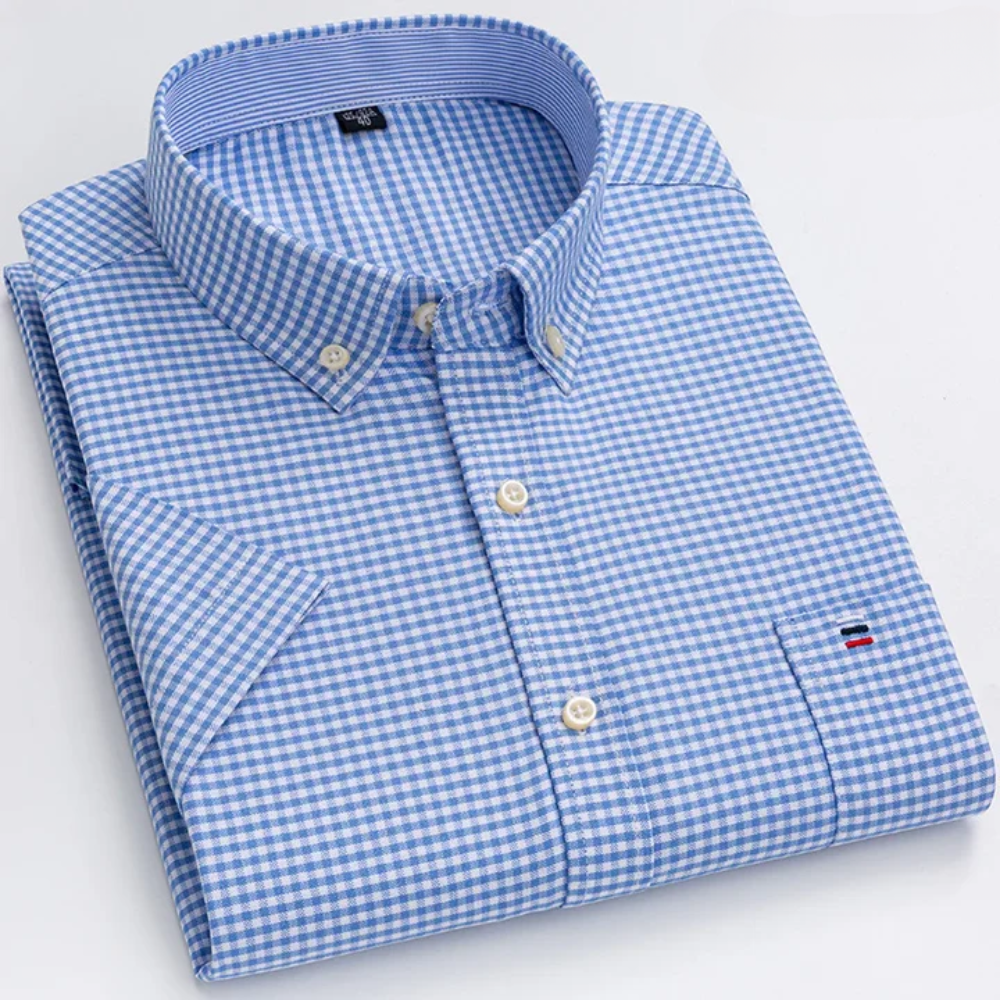 MAISON VALÉRIE | Chemise à boutons à motifs pour hommes