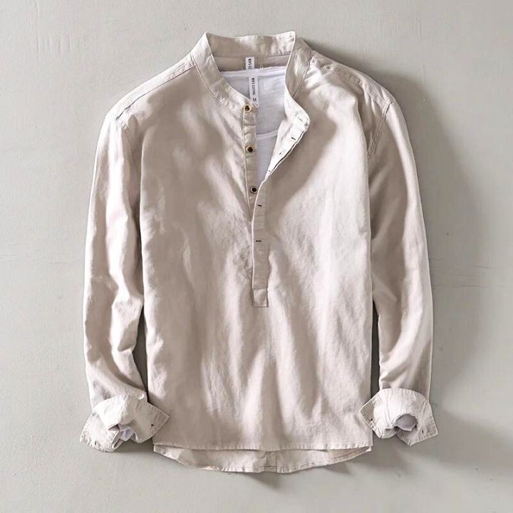 Chemise en lin pour homme