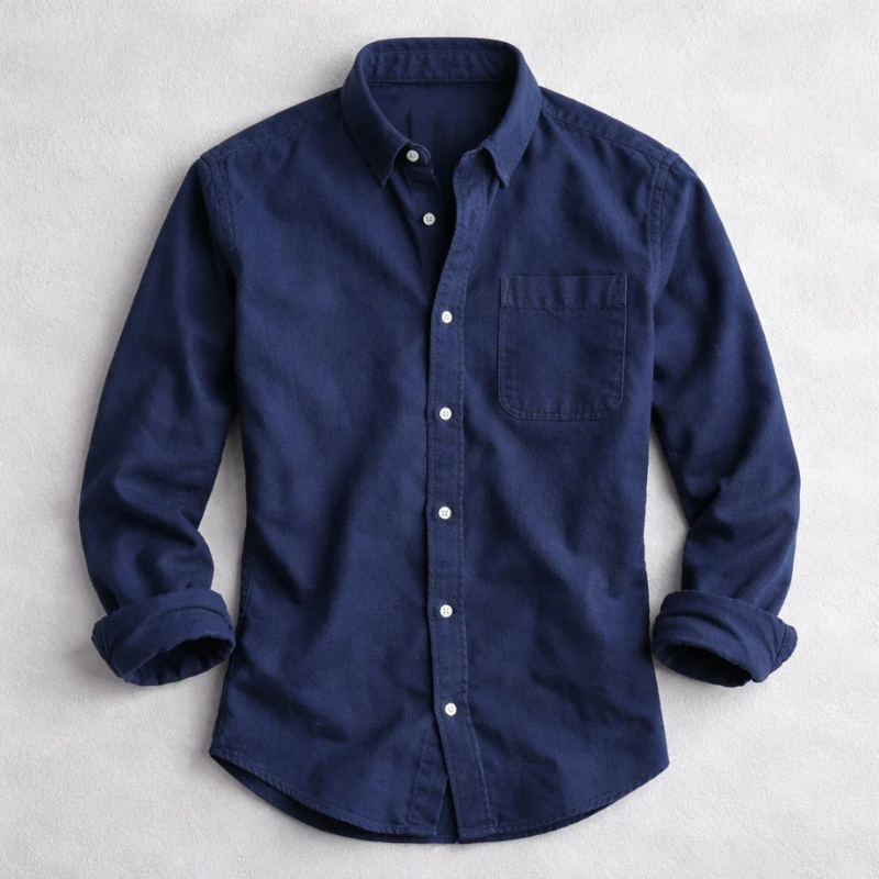 MAISON VALÉRIE | Chemise classique en coton pour hommes