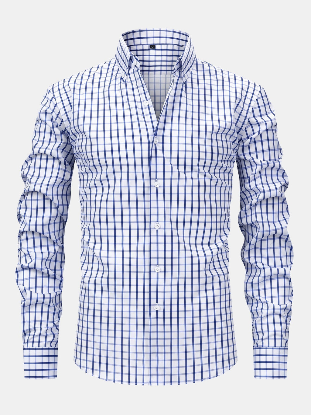 MAISON VALÉRIE | Chemise à manches longues à carreaux avec boutons