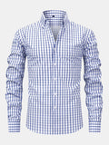 MAISON VALÉRIE | Chemise à manches longues à carreaux avec boutons