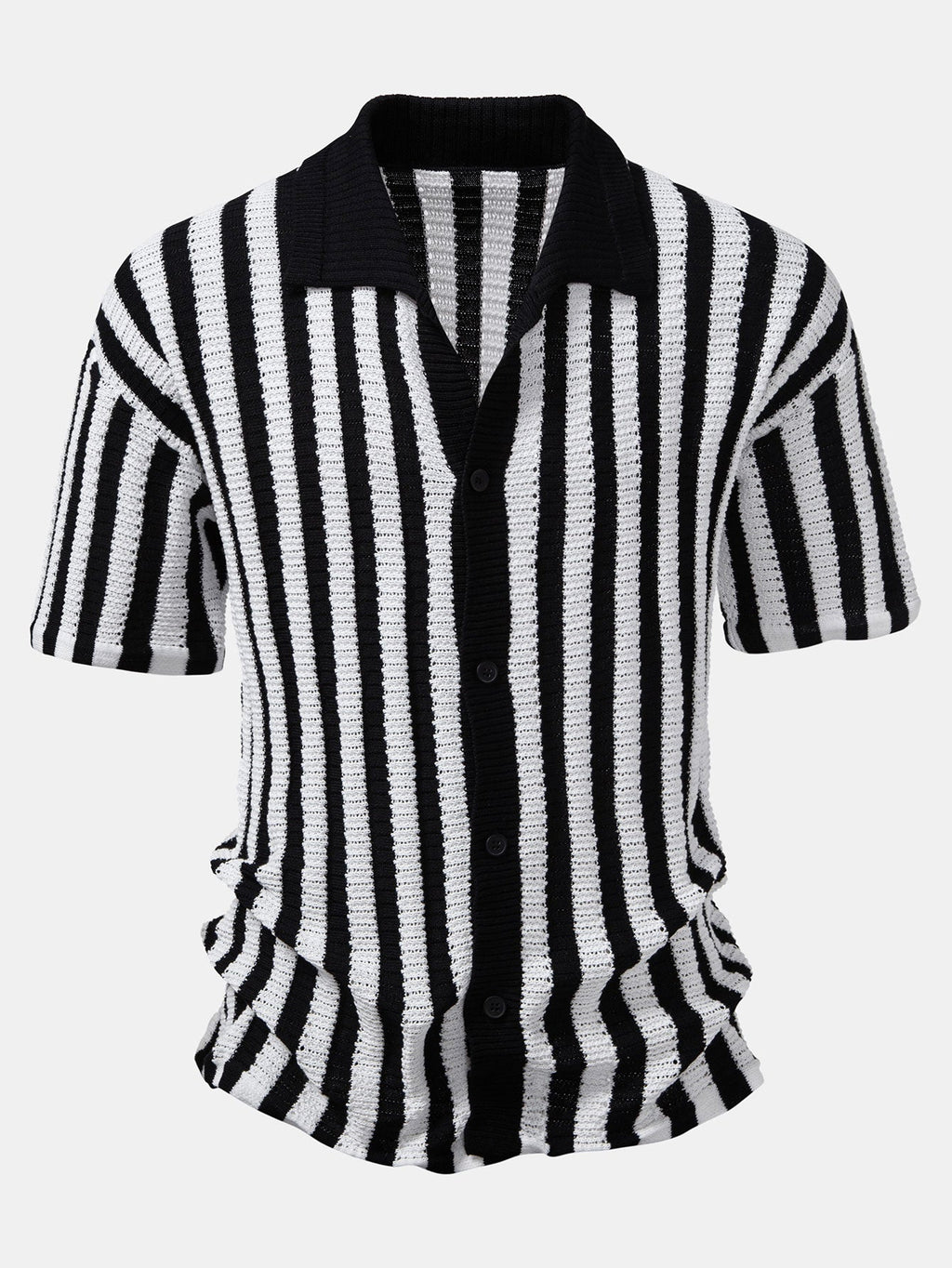 MAISON VALÉRIE | Chemise à rayures avec épaules baissées