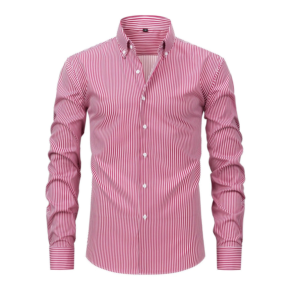 MAISON VALÉRIE | Chemise rayée élégante pour hommes