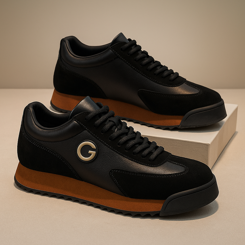 MAISON VALÉRIE | Baskets classique bicolore pour homme