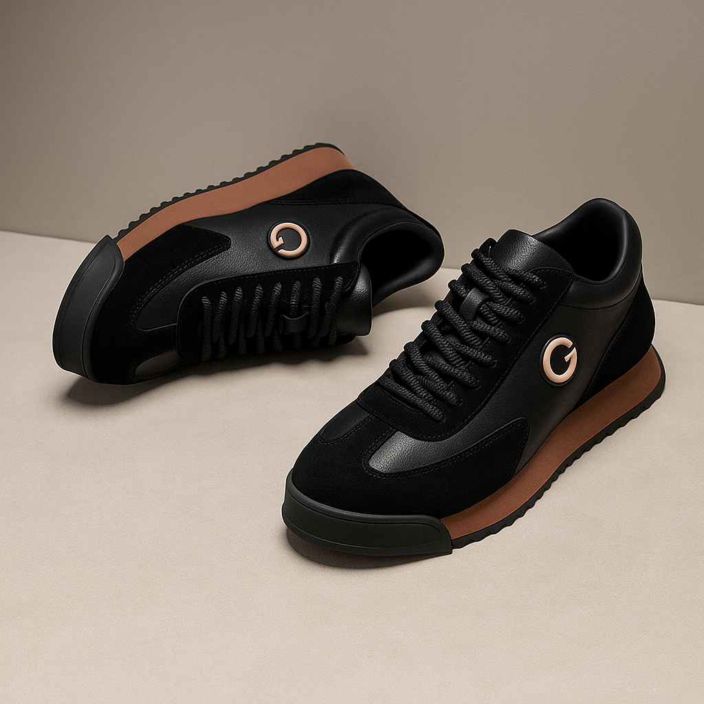 MAISON VALÉRIE | Baskets classique bicolore pour homme