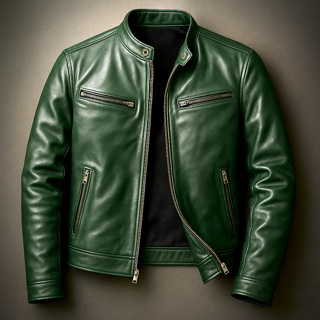 MAISON VALÉRIE | Veste moto minimaliste pour hommes
