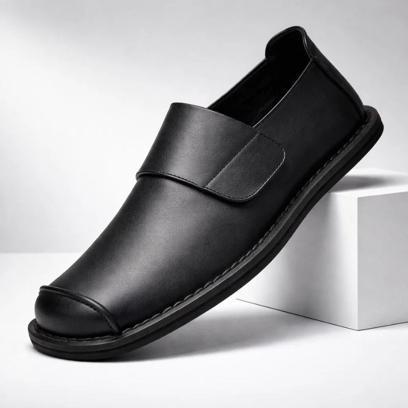 MAISON VALÉRIE | Loafer élégant avec un de sangle minimal pour hommes
