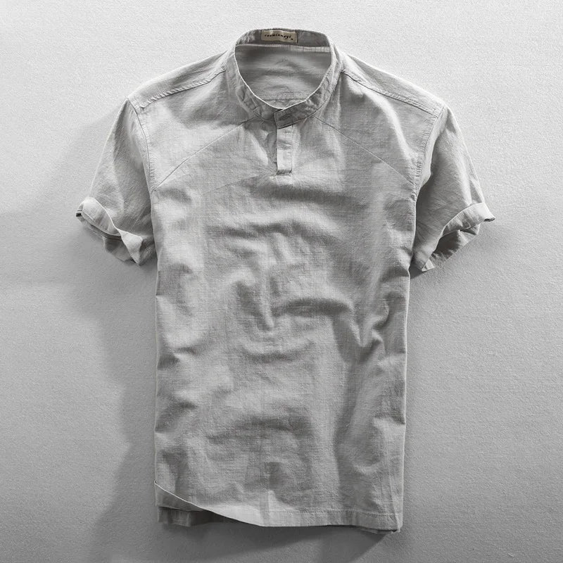 MAISON VALÉRIE | Chemise d'été à manches courtes pour hommes