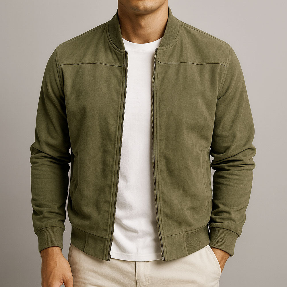 MAISON VALÉRIE | Veste en suédine pour homme