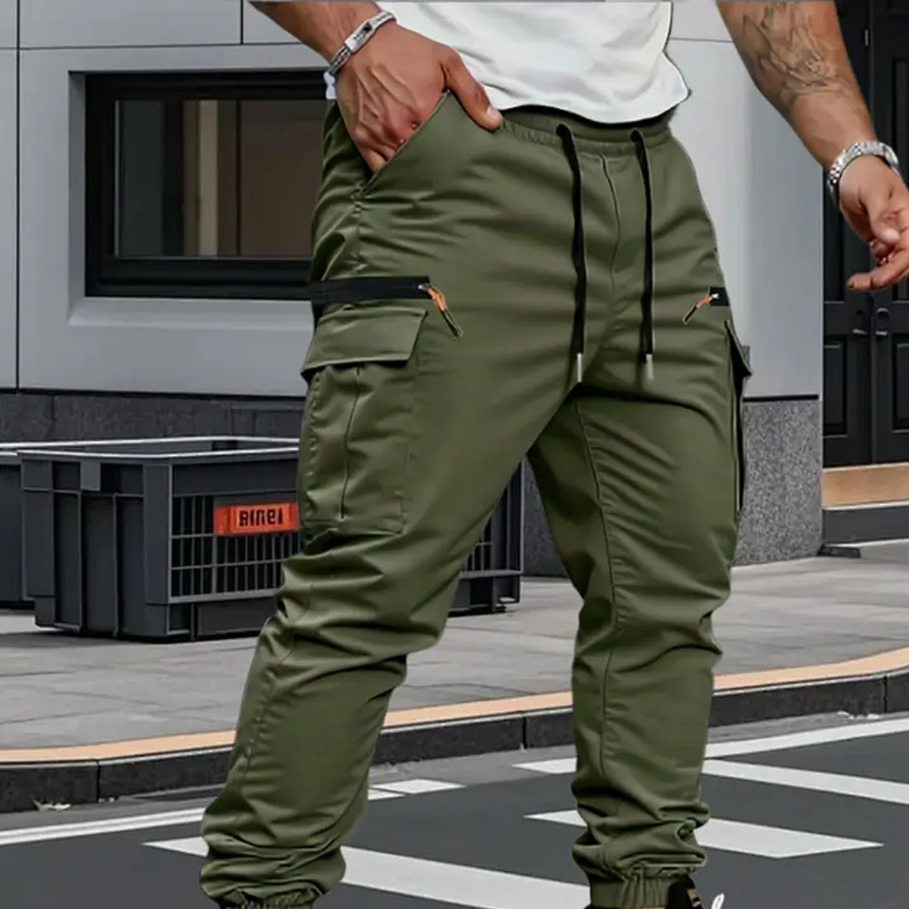 MAISON VALÉRIE | Pantalon jogger utilitaire pour hommes