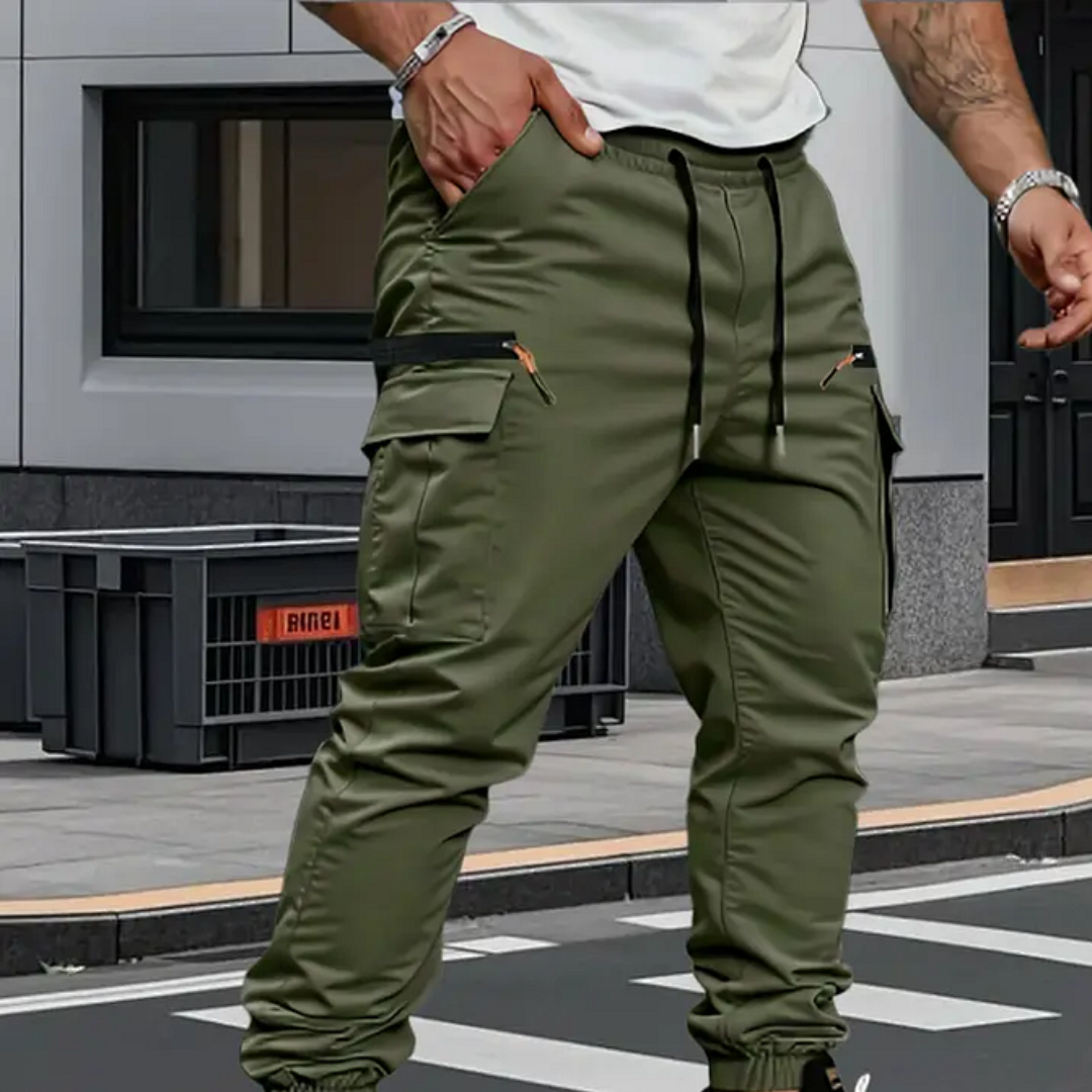 MAISON VALÉRIE | Pantalon jogger utilitaire pour hommes