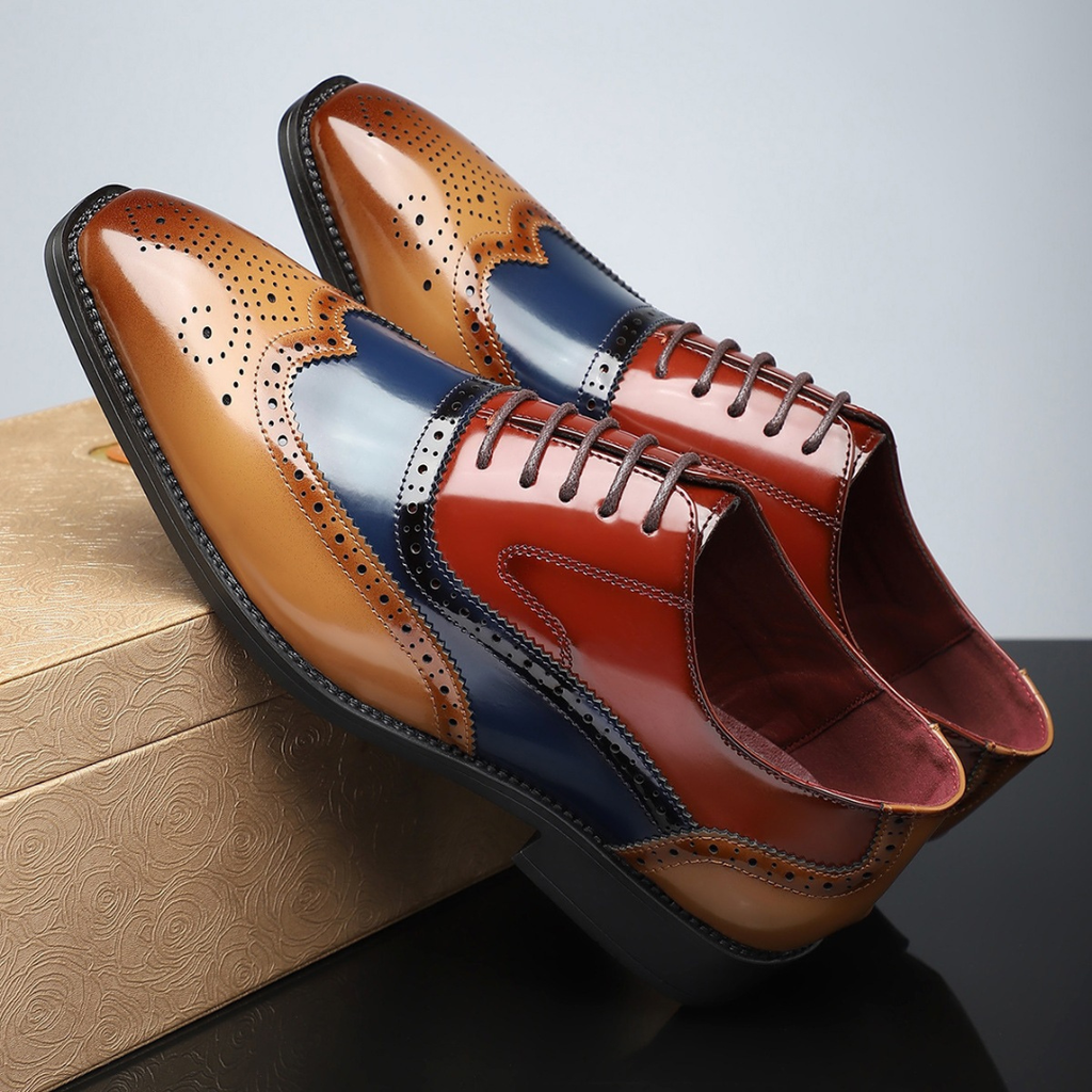 MAISON VALÉRIE | Chaussures brogues classiques pour hommes