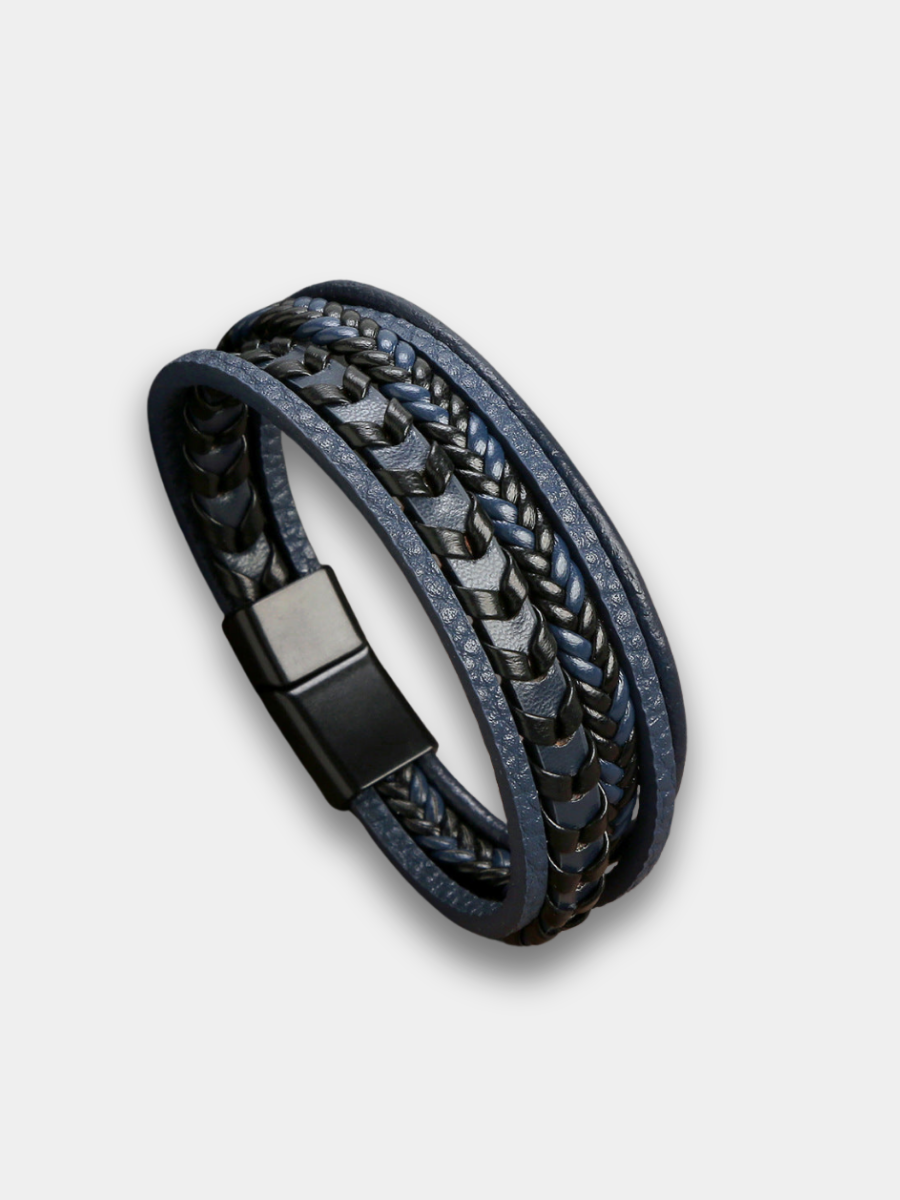 Bracelet en cuir pour homme — Maison Valérie