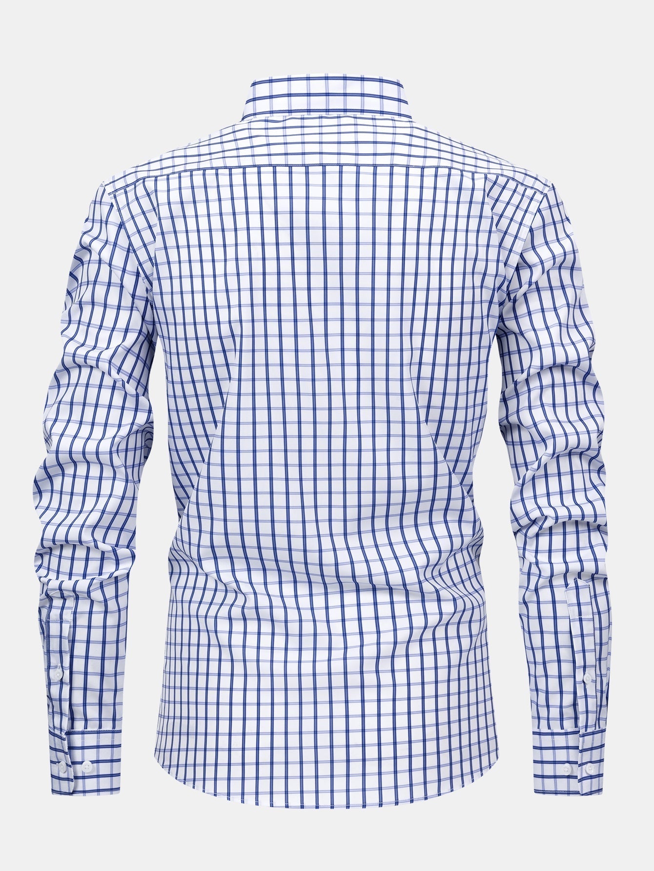 MAISON VALÉRIE | Chemise à manches longues à carreaux avec boutons