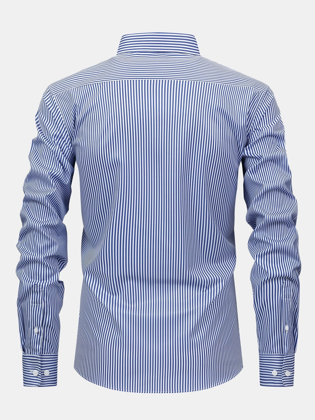 MAISON VALÉRIE | Chemise à manches longues à rayures avec boutons & pantalons slim fit à jambes affinées