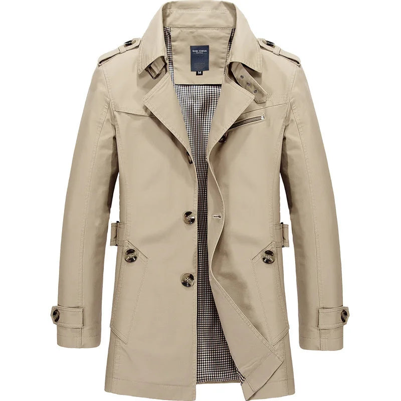 MAISON VALÉRIE | Trench-manteau moderne pour hommes