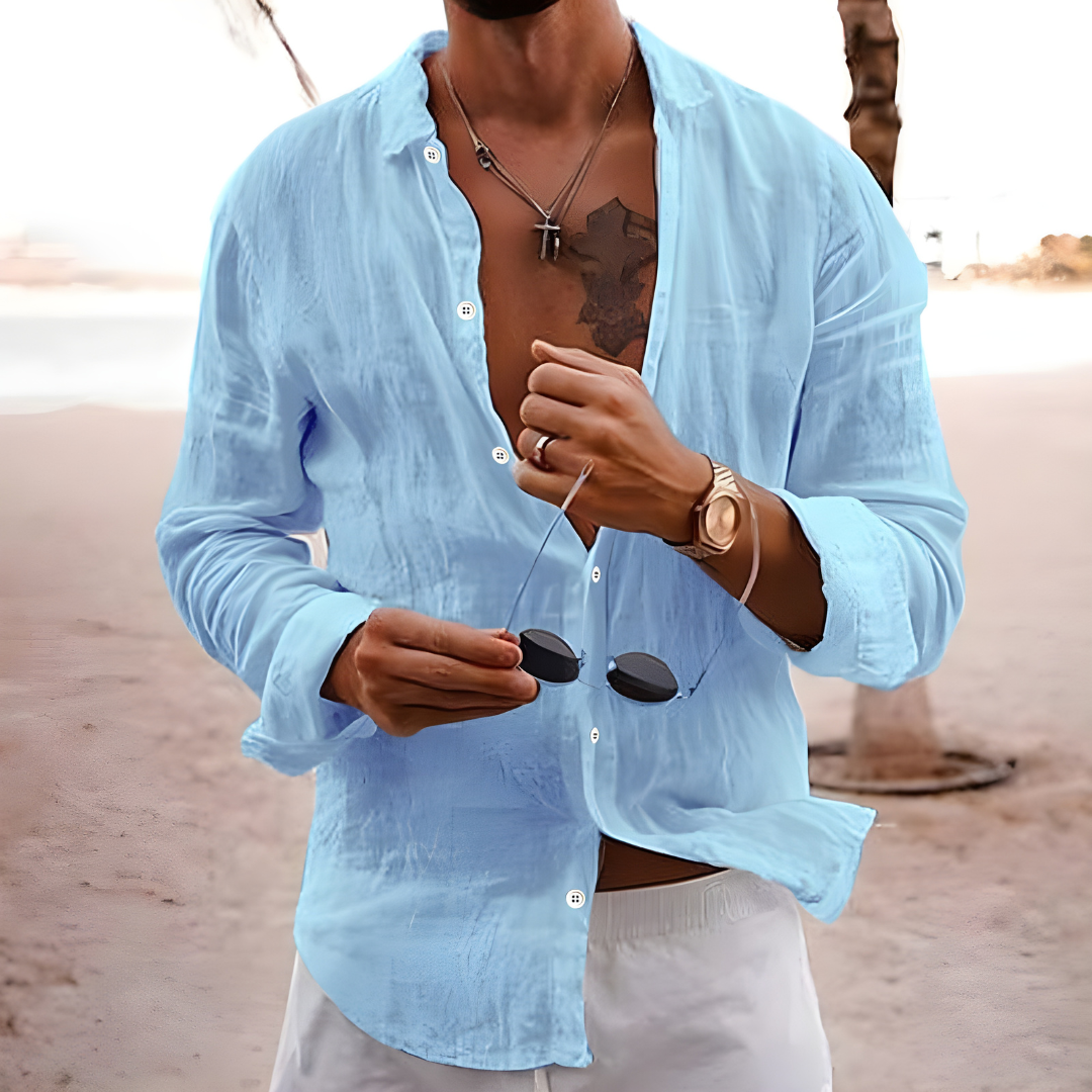 MAISON VALÉRIE | Chemise d'été en coton naturel