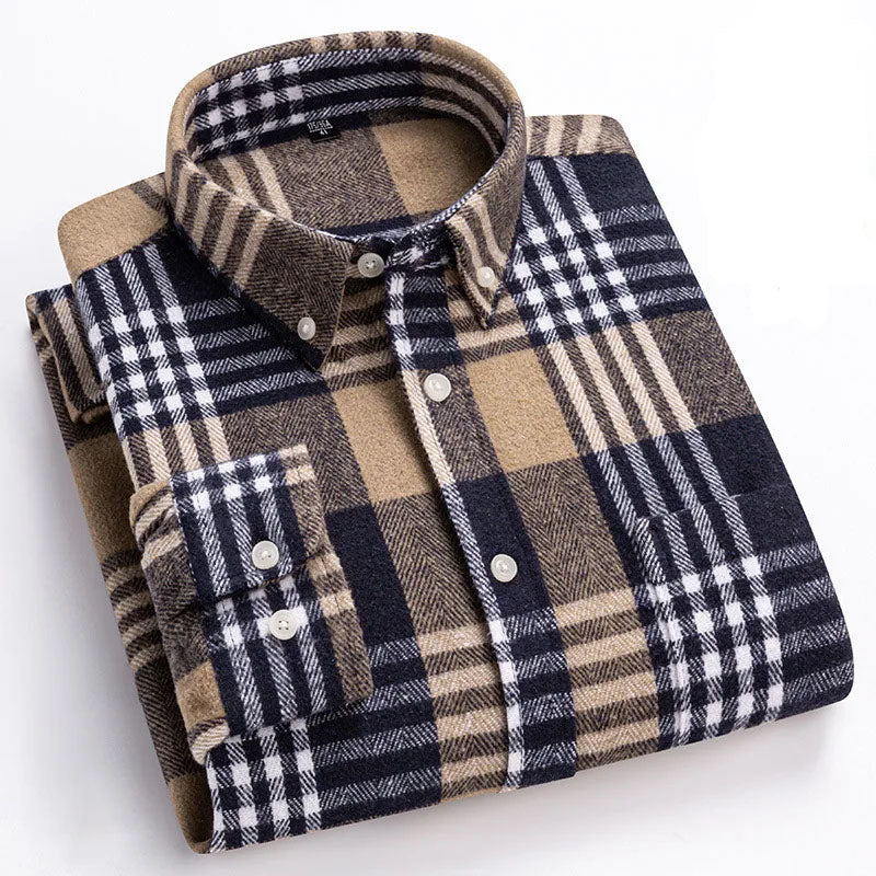 MAISON VALÉRIE | Chemise en flanelle pour hommes