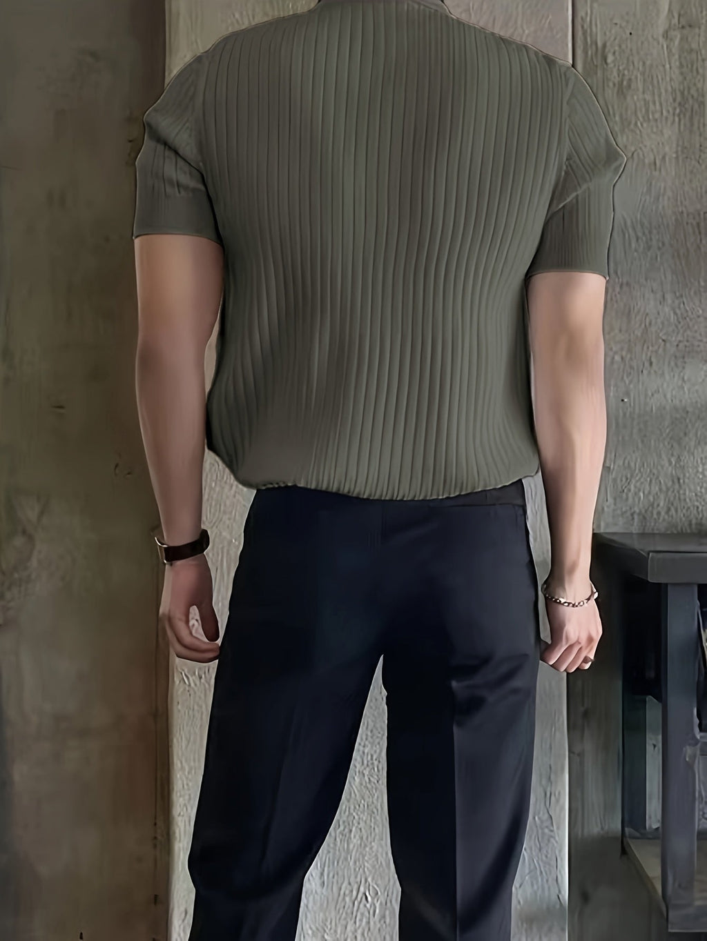 MAISON VALÉRIE | Polo à col montant pour hommes