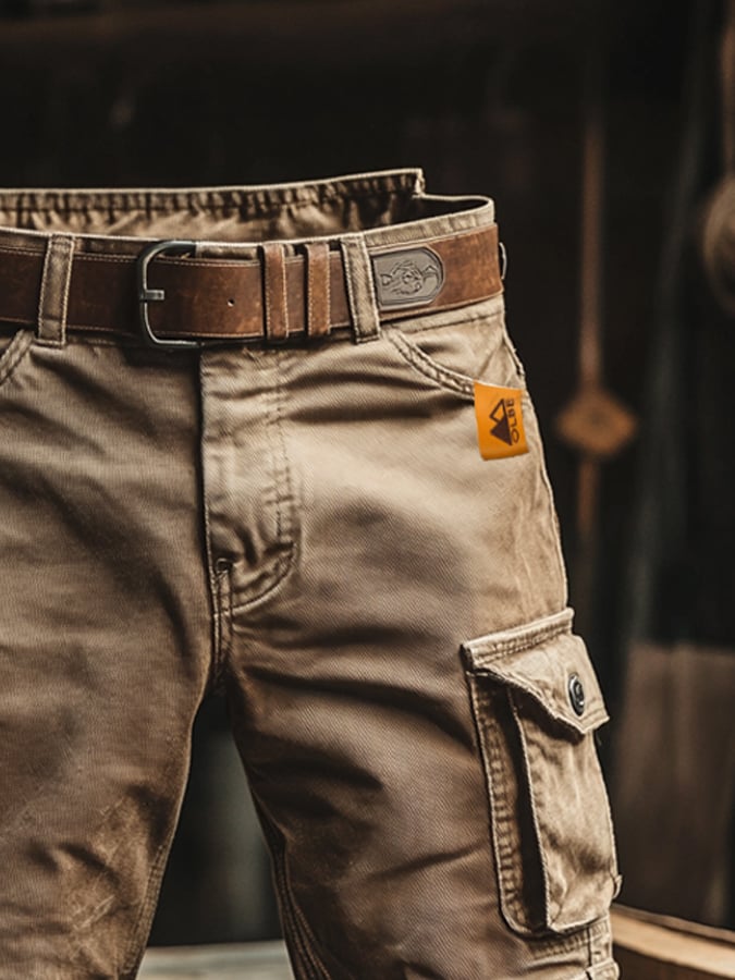 MAISON VALÉRIE | Shorts cargo classiques pour hommes