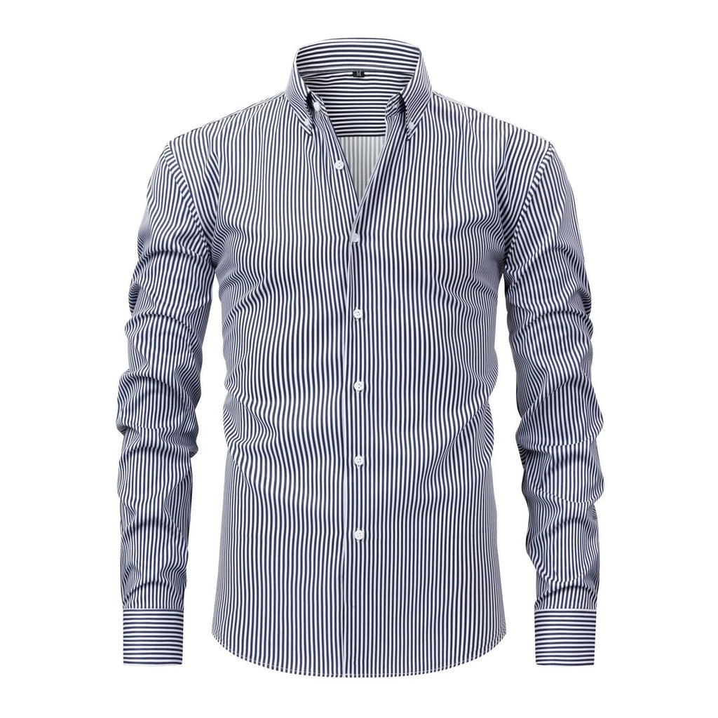 MAISON VALÉRIE | Chemise rayée élégante pour hommes