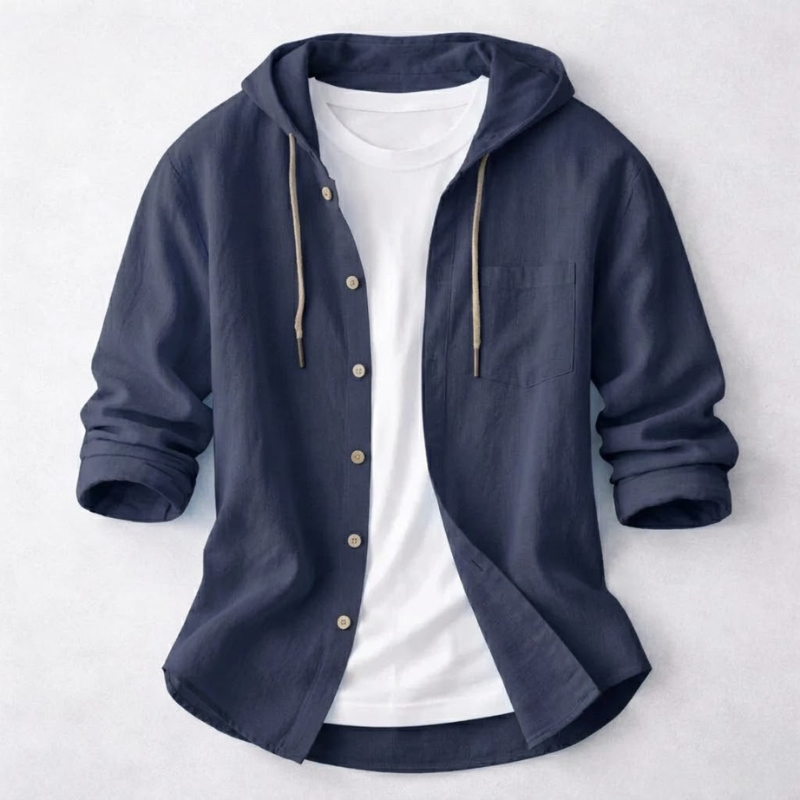 MAISON VALÉRIE | Chemise à capuche de mode pour hommes
