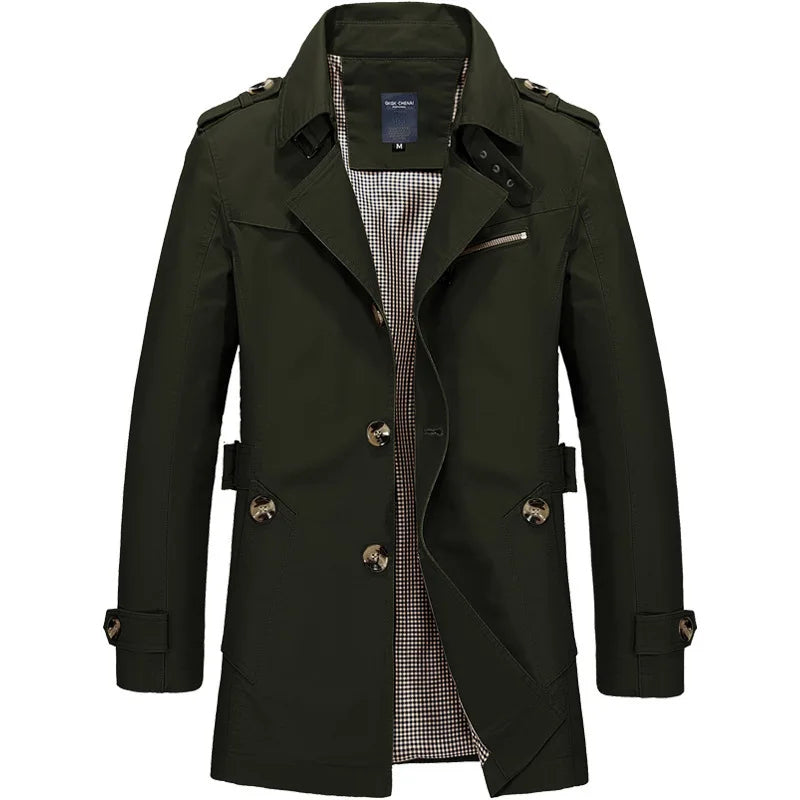 MAISON VALÉRIE | Trench-manteau moderne pour hommes