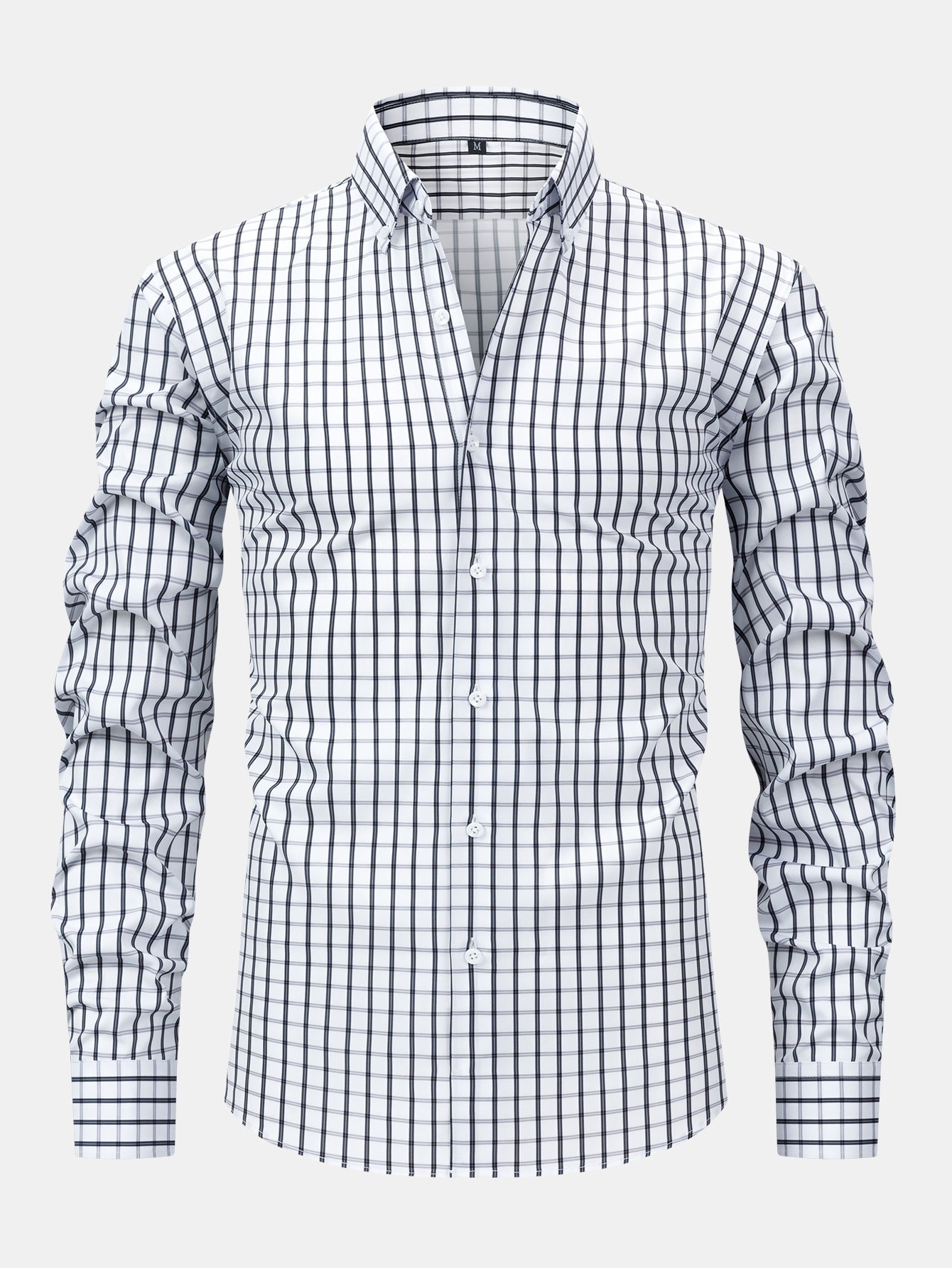 MAISON VALÉRIE | Chemise à manches longues à carreaux avec boutons