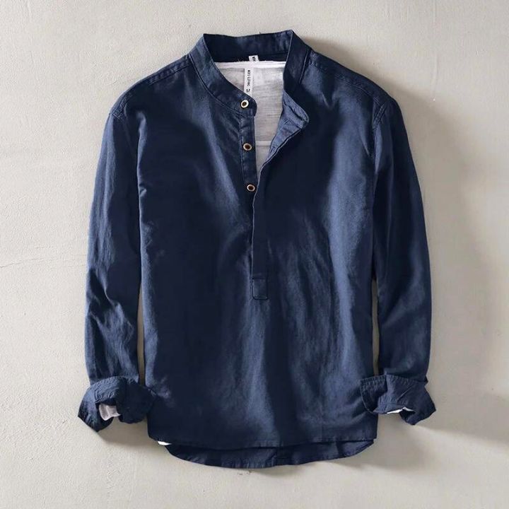 Chemise en lin pour homme