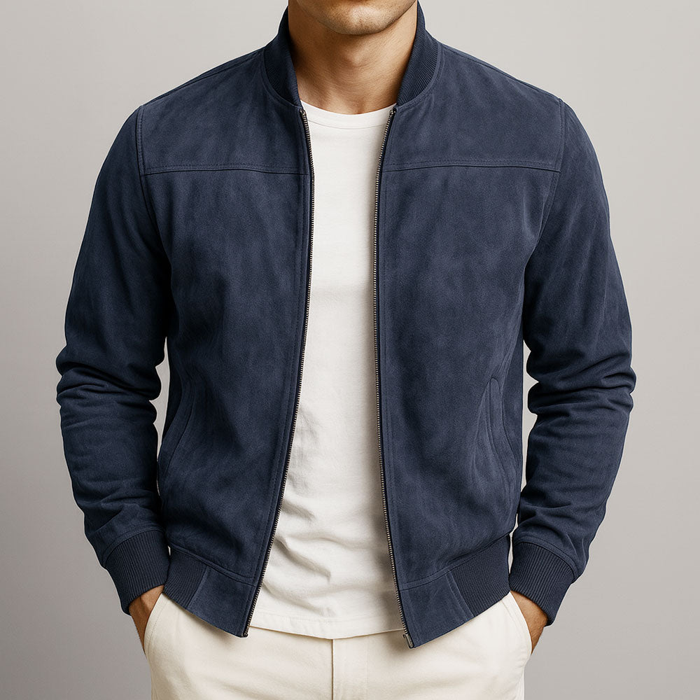 MAISON VALÉRIE | Veste en suédine pour homme
