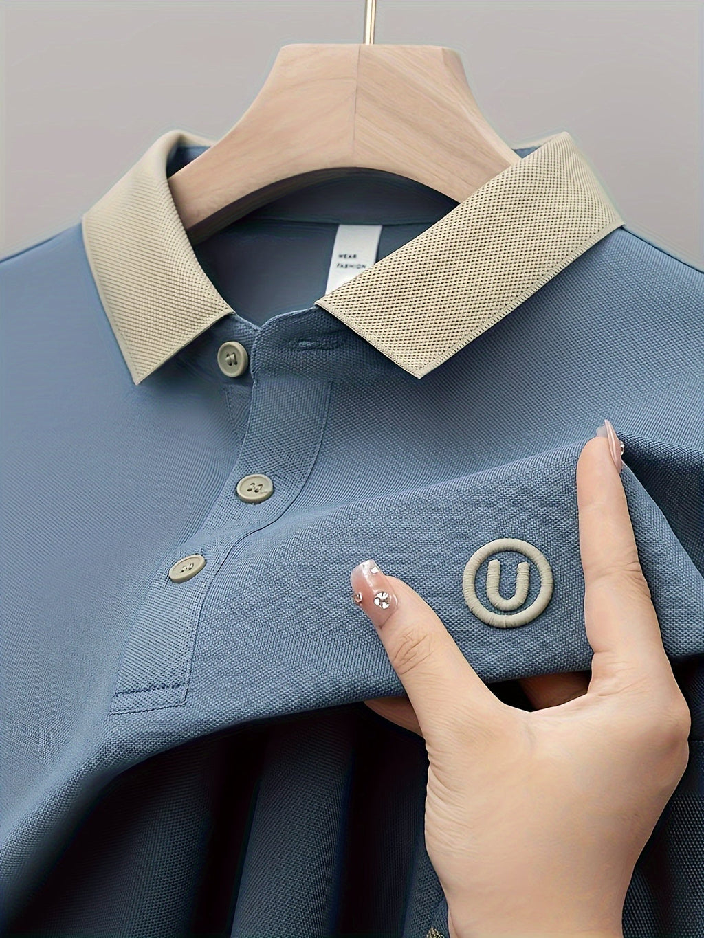 MAISON VALÉRIE | Polo brodé moderne pour homme