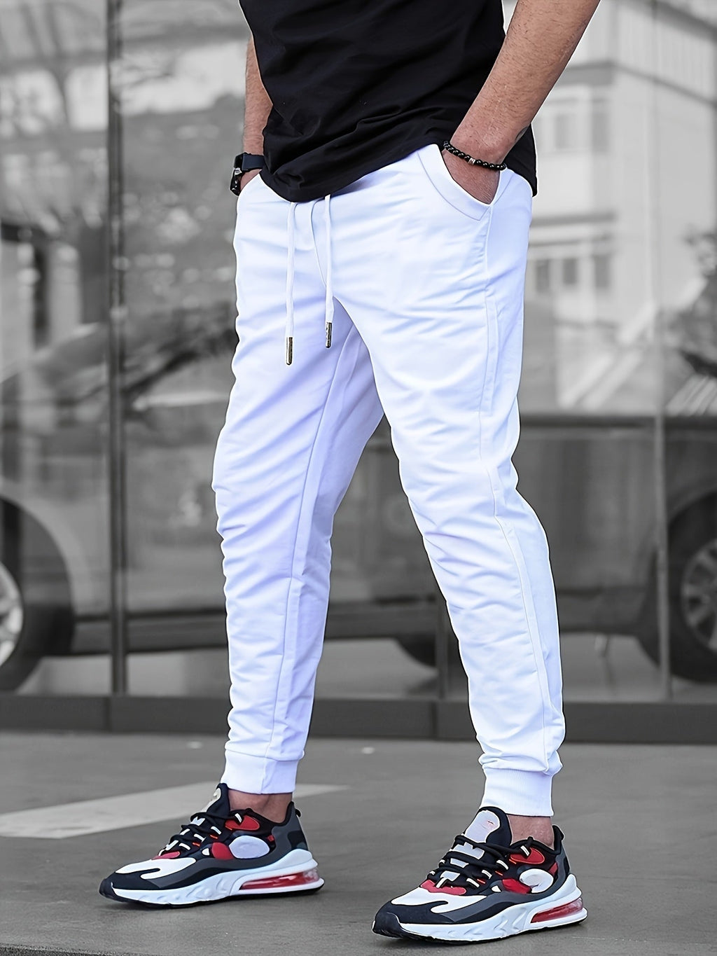 MAISON VALÉRIE | Pantalon de jogging à poches multiples pour hommes