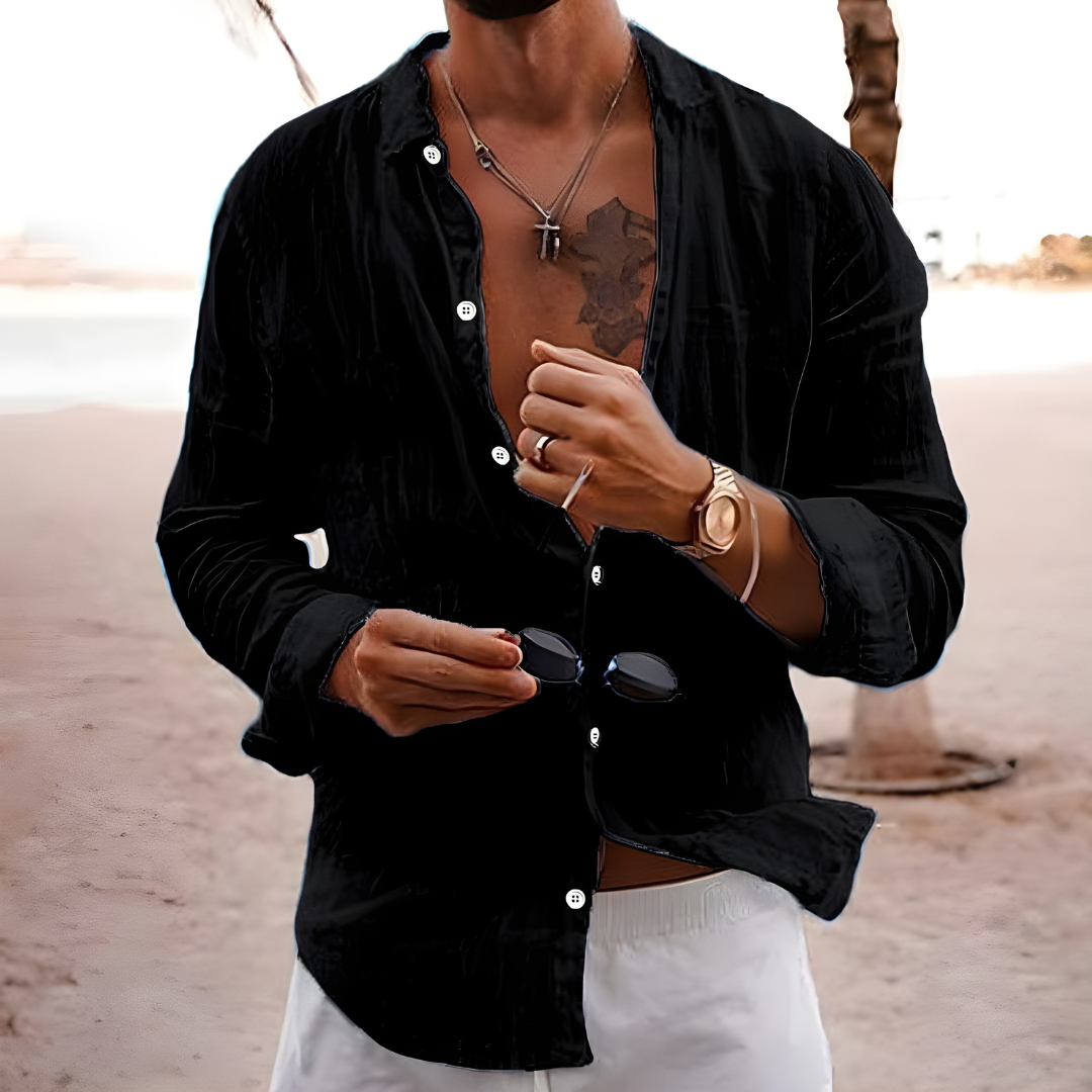 MAISON VALÉRIE | Chemise d'été en coton naturel