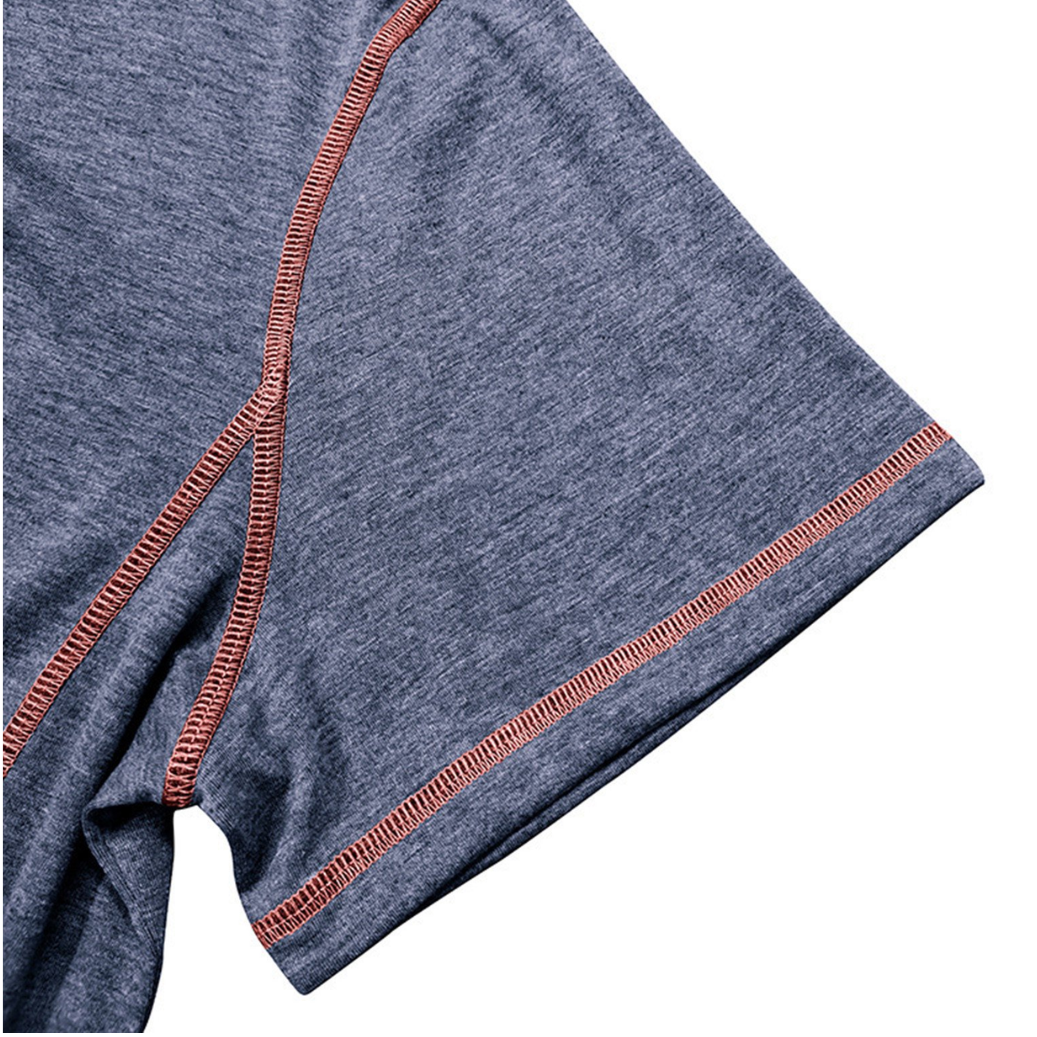 MAISON VALÉRIE | T-shirt henley pour hommes