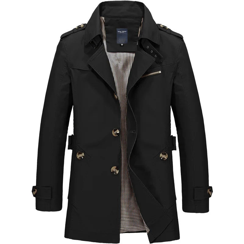 MAISON VALÉRIE | Trench-manteau moderne pour hommes