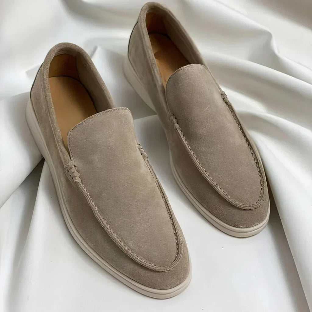 MAISON VALÉRIE | Mocassins élégants en daim pour hommes