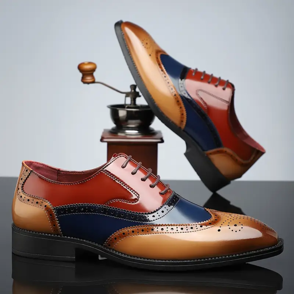 MAISON VALÉRIE | Chaussures brogues classiques pour hommes